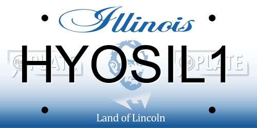 HYOSIL1 Illinois License Plate