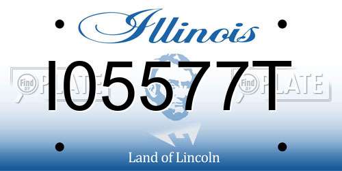 I05577T Illinois License Plate