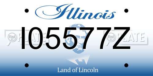 I05577Z Illinois License Plate