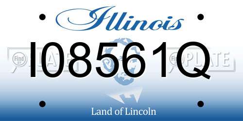 I08561Q Illinois License Plate