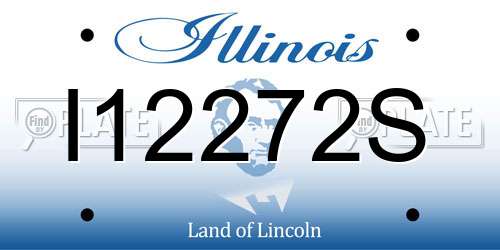 I12272S Illinois License Plate