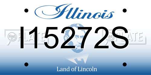 I15272S Illinois License Plate