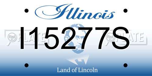 I15277S Illinois License Plate