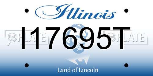 I17695T Illinois License Plate