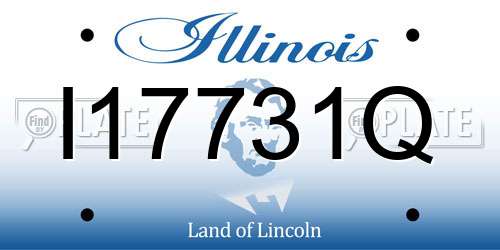 I17731Q Illinois License Plate