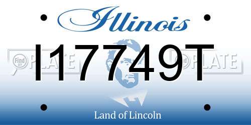 I17749T Illinois License Plate
