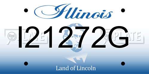 I21272G Illinois License Plate