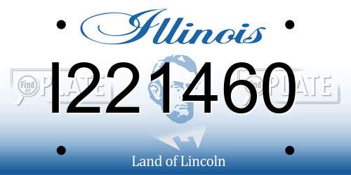 I221460 Illinois License Plate