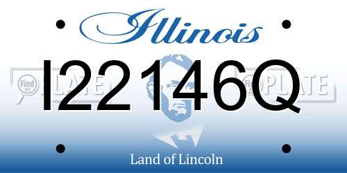 I22146Q Illinois License Plate