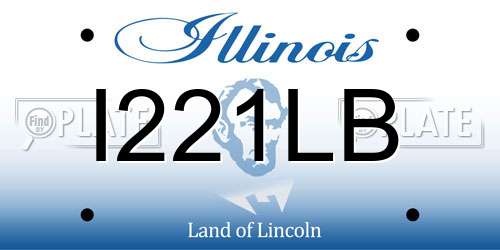 I221LB Illinois License Plate