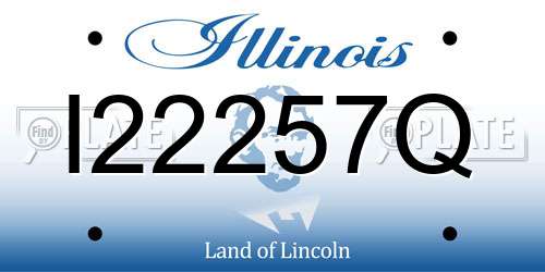 I22257Q Illinois License Plate