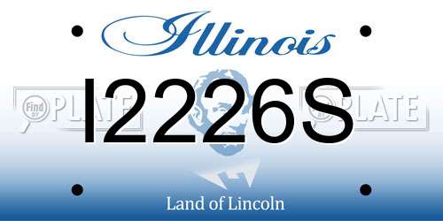 I2226S Illinois License Plate