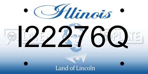 I22276Q Illinois License Plate