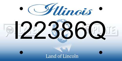 I22386Q Illinois License Plate