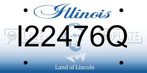I22476Q Illinois License Plate