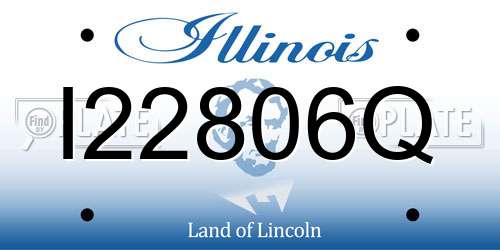 I22806Q Illinois License Plate