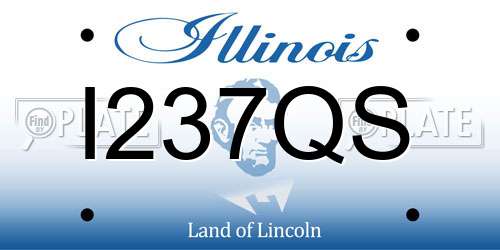 I237QS Illinois License Plate