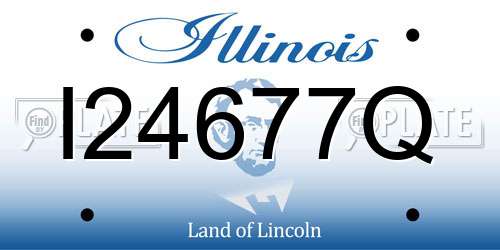 I24677Q Illinois License Plate