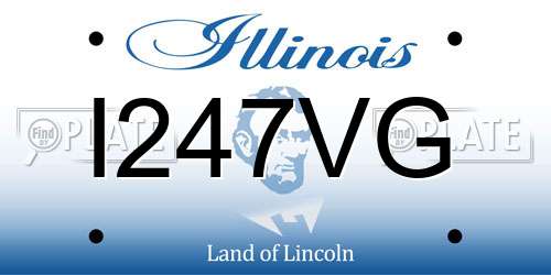 I247VG Illinois License Plate