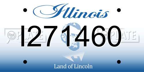 I271460 Illinois License Plate