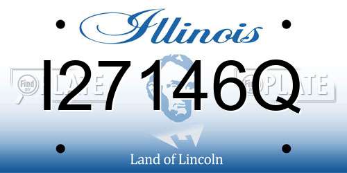 I27146Q Illinois License Plate