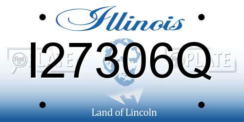 I27306Q Illinois License Plate