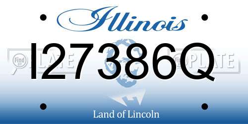 I27386Q Illinois License Plate