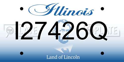I27426Q Illinois License Plate
