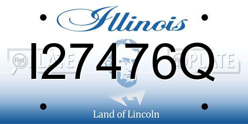 I27476Q Illinois License Plate