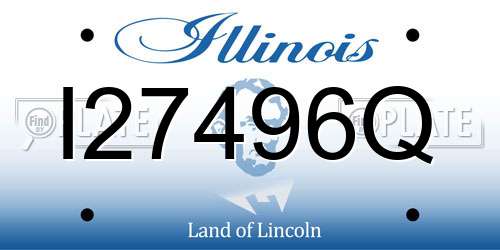 I27496Q Illinois License Plate