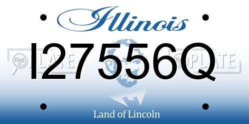 I27556Q Illinois License Plate