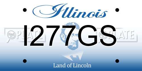 I277GS Illinois License Plate