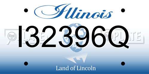 I32396Q Illinois License Plate