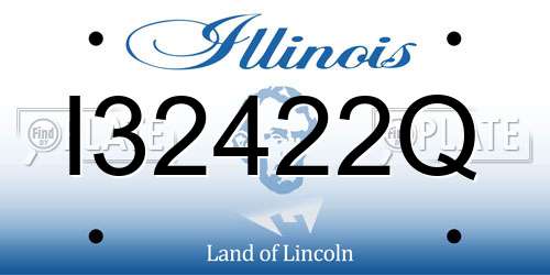 I32422Q Illinois License Plate