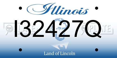 I32427Q Illinois License Plate
