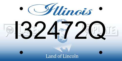 I32472Q Illinois License Plate