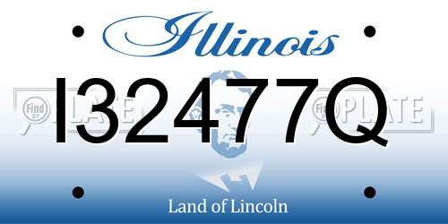 I32477Q Illinois License Plate