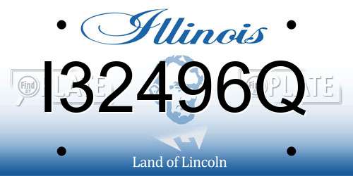 I32496Q Illinois License Plate