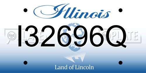 I32696Q Illinois License Plate