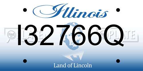 I32766Q Illinois License Plate