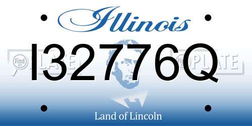 I32776Q Illinois License Plate