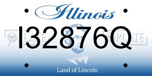 I32876Q Illinois License Plate