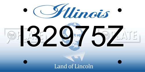 I32975Z Illinois License Plate