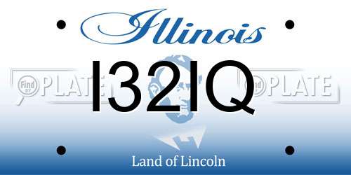 I32IQ Illinois License Plate