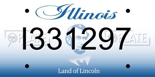 I331297 Illinois License Plate