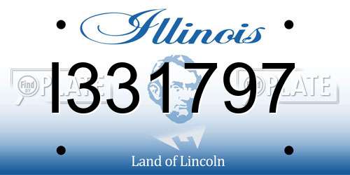 I331797 Illinois License Plate