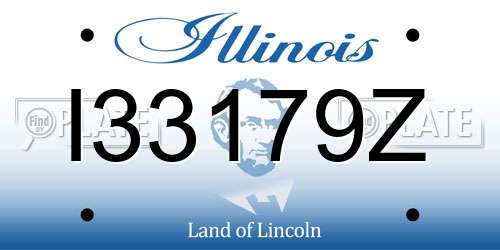 I33179Z Illinois License Plate