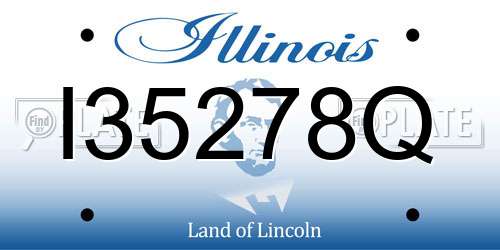 I35278Q Illinois License Plate