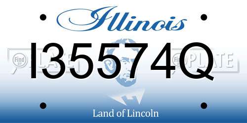 I35574Q Illinois License Plate