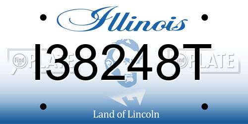 I38248T Illinois License Plate